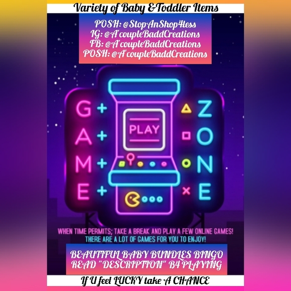 👑BEAUTIFUL BABY BUNDLE👑 ⚠️4-POSH LIVE⚠️ 🚨PURCHASE BINGO CARD/S 2 PLAY🚨🤞🏼 - Picture 1 of 1
